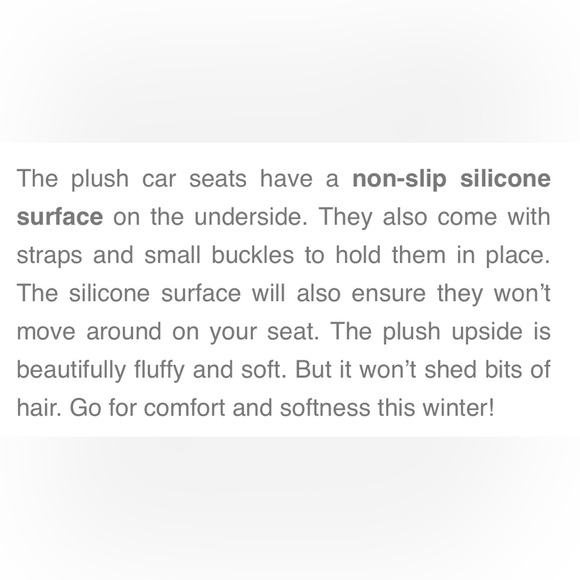 BNWT 2- soft, plush car seat covers - Picture 6 of 11